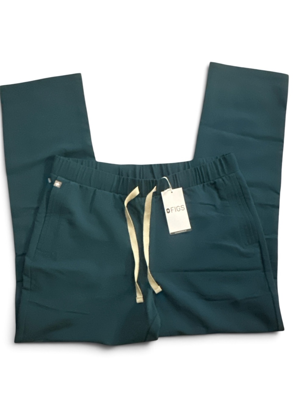 NWT FIGS Tonota Scrub Pants – Caribbean Blue, Size Small 27-inch inseam.